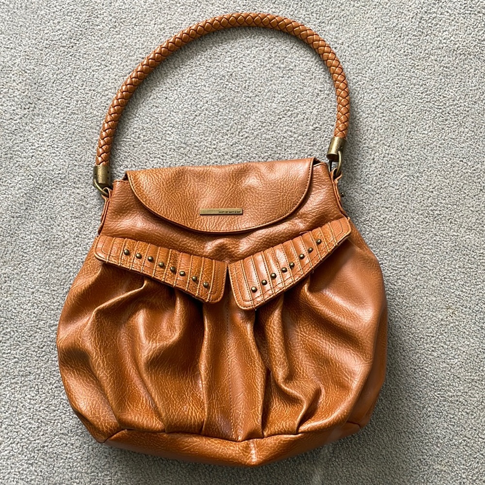 Matt and Nat light brown purse